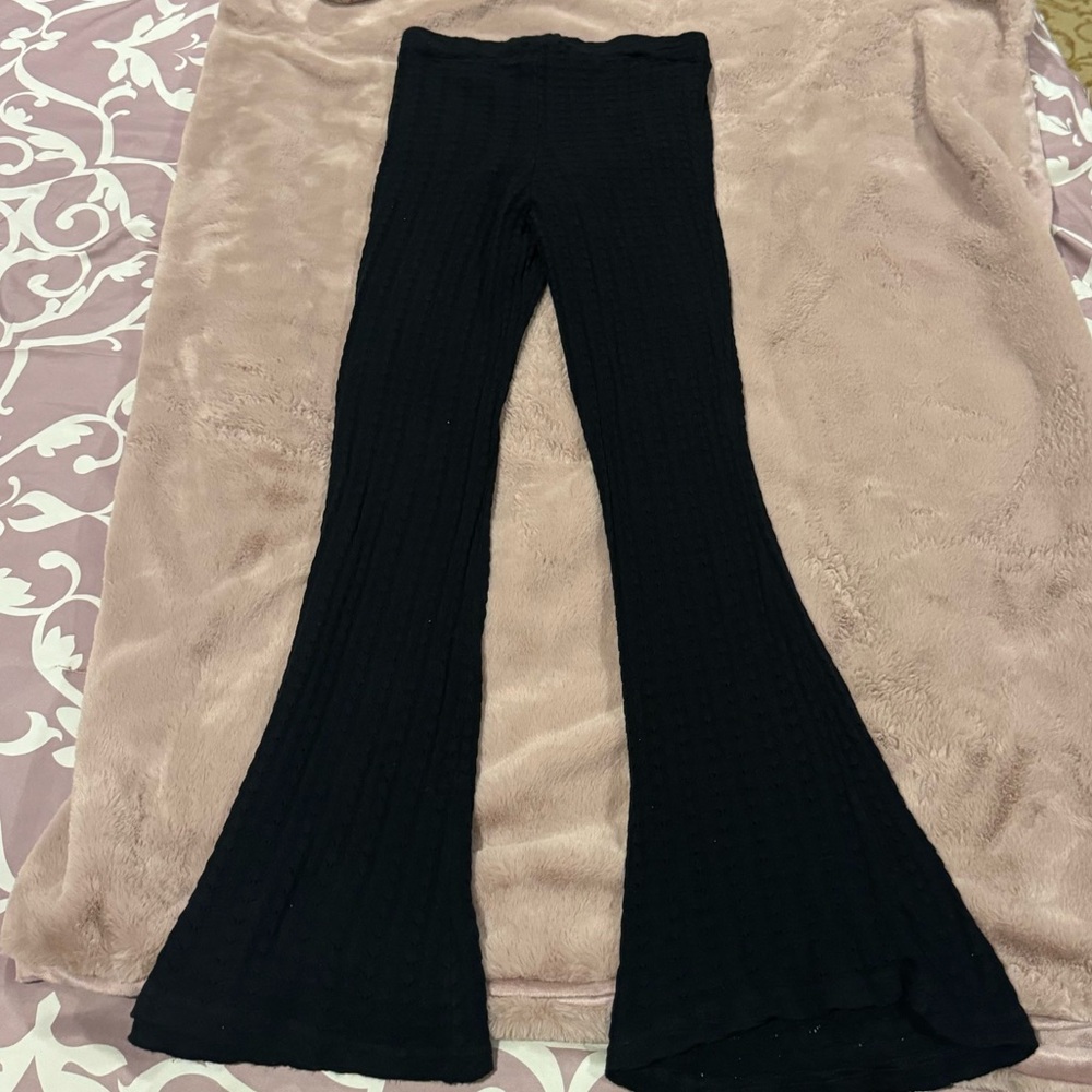 Forever 21 Women’s Black Flair Knit Pants